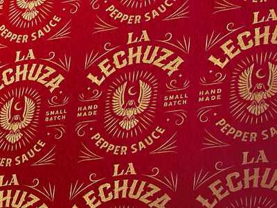 La Lechuza Pepper Sauce logo branding design graphic design illustration logo typography