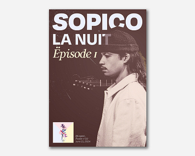 Sopico | Poster 022 design graphic design grunge halftone music noise poster