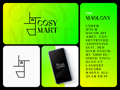 Cosy Mart - interior products based shop logo design brand design brand identity branding company design graphic design graphic designer identity illustration logo logo design logodesign logotype visual visualdesign