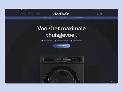 Maxxy - Website branding design e commerce ui ux web design website