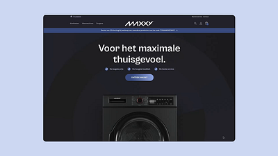Maxxy - Website branding design e commerce ui ux web design website