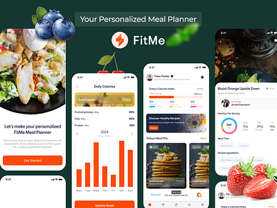 FitMe app design ui ux