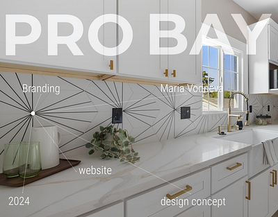 Design of a multi-page home renovation website branding design landing ui ux