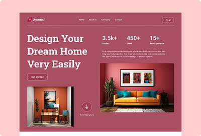 Landing Page Design product design reserch ui ux visual design