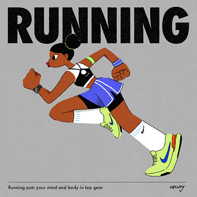 Running ani animation brandingillust design graphic design illstrator illust illustration photoshop run running sport