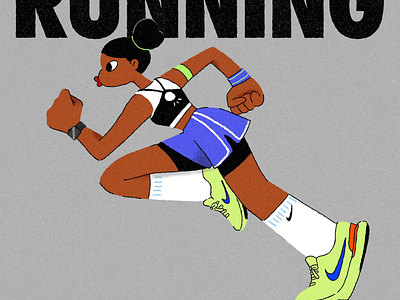 Running ani animation brandingillust design graphic design illstrator illust illustration photoshop run running sport