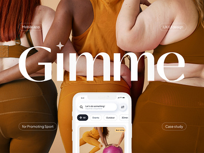 UX/UI Gimme App: Empowering Wellness for All Shapes app design equal health interface mobile app mobile app design ui ux uxui webdesign