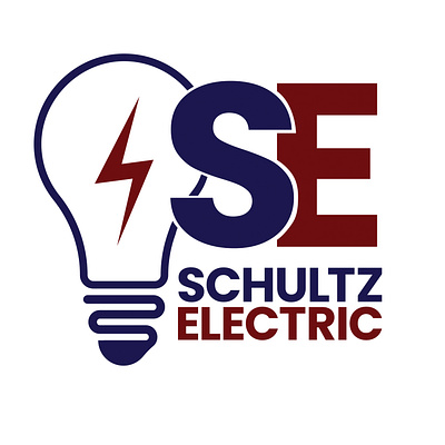 Schultz Electric Logo branding design electric electric company graphic design illustration logo print typography vector visual identity