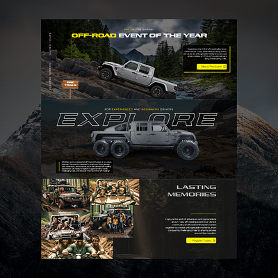 4X4 Event Landing Page Website 4x4 4x4 event 4x4 racing website 4x4 website car dealership website dealership website driving website four by four website off road racing website off roading off roading website racing website