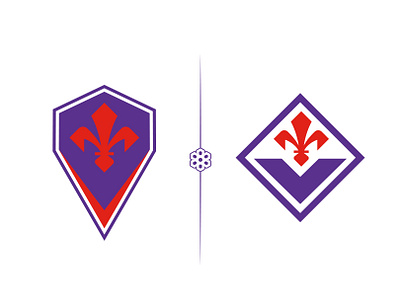 Fiorentina Rebrand calcio fiore fiorentina fleur fleur de lis football futbol logo purple rebrand redesign soccer
