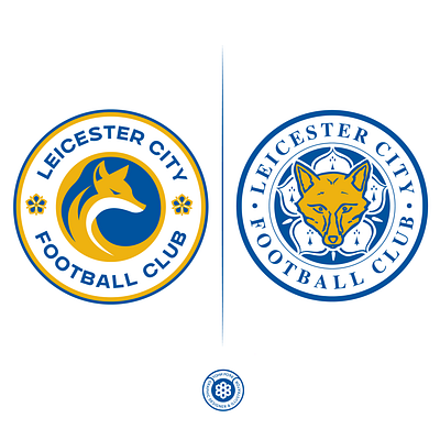 Leicester City Rebrand flower football fox futbol leicester leicester city logo premier league rebrand rebranding redesign soccer