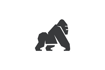 Modern Gorilla Logo abstract abstrak logo design logo gorilla illustration logo logo company logo modern minimalism minimalist logo unique