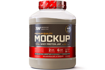 5 lbs Whey Protein Jar Mockup | Vol. D3-Pro amazon mockup graphic design label design label mockup mockup next gen mockup nutrition packaging design packaging mockup premium mockup product design product mockup product rendering protein jar realistic mockup supplement supplement mockup whey protein whey protein jar mockup