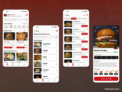 Restaurant Menu App - ( CodSoft Internship task 3 ) codsoft delivery details food food internship menu mobile app restaurant shop ui user interface ux