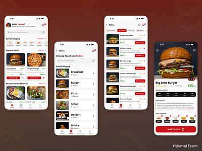 Restaurant Menu App codsoft delivery details food food internship menu mobile app restaurant shop ui user interface ux