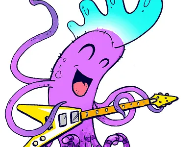 Rock & Roll! animation illustration photoshop