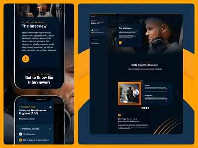 Audible Interview Journey careers empolyee hiring hr landing onboarding ui ux