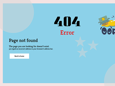 404 Error page design animation branding graphic design logo motion graphics ui