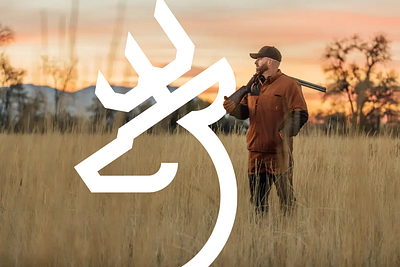 Browning Rebrand branding deer design graphic design hunting logo rebrand vector