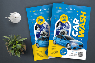 Car Wash Flyer design flyer flyer design graphic design