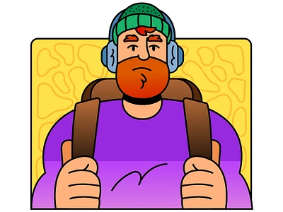 Boring days - 3.1 branding character design dribbble flat flat design hipster illustration illustrator new ui vector