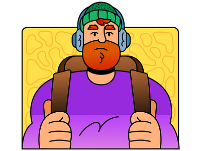 Boring days - 3.1 branding character design dribbble flat flat design hipster illustration illustrator new ui vector