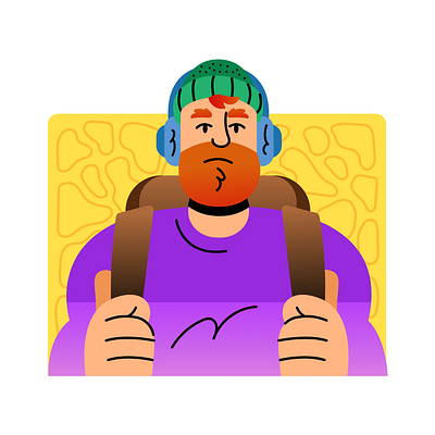 Boring days - 3.2 branding design dribbble flat flat design hipster illustration illustrator new vector