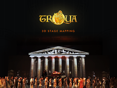 TROYA 3D Stage Mapping 3d 3dmapping animation design motion graphics motiondesign video videomapping