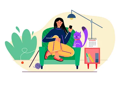 Save your pet animation cat colors design dribbble graphic design human illustration livingroom pet procreate sketch starliving ui