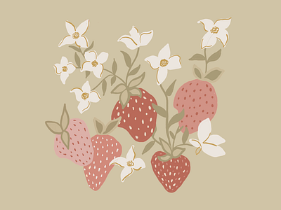 Strawberries illustration