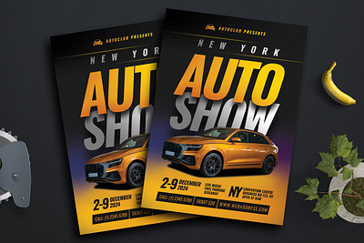 Auto Show Flyer club design flyer flyer design graphic design live live music music show