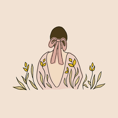 Garden Girl illustration