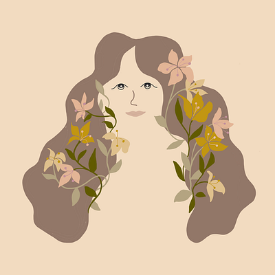 Floral Woman illustration