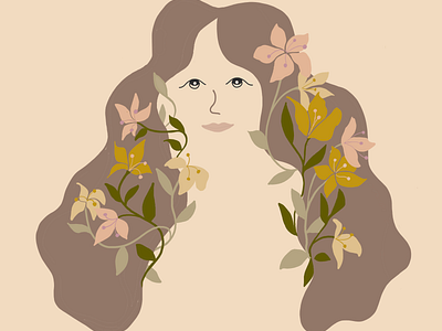 Floral Woman illustration
