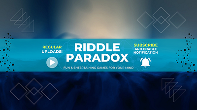 Blue Mordern Multipurpose Youtube Banner branding graphic design logo