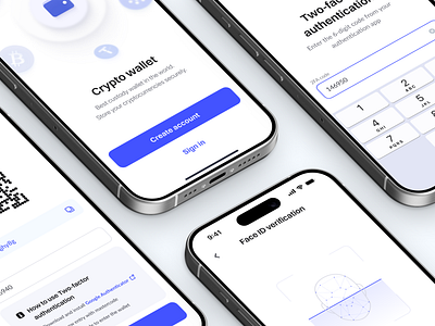 Crypto Wallet — iOS App app cryopto design figma ui uidesign wallet web3