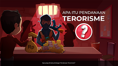 Graphic Illustration on learning about terrorism financing adobeillustrator antiterrorism designforchange e learning graphicawareness graphicdesign illustrationart illustrationofissues layoutdesign socialawareness stopterrorism vectorart