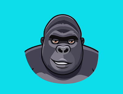 Kissing Harambe aftereffects animated animation crypto emoji gorilla harambe illustration monkey sticker stickers token