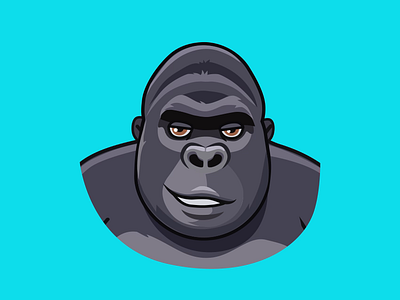 Kissing Harambe aftereffects animated animation crypto emoji gorilla harambe illustration monkey sticker stickers token