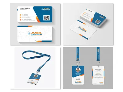 Business & ID Card Design business card design graphic design id card design identity office id print item ribbon design visiting card design