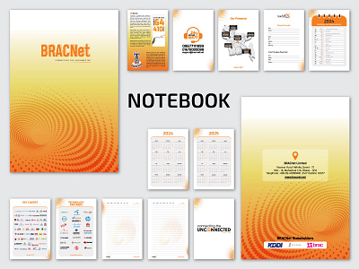 Corporate Notebook Design branding corporate branding corporate gift diary design graphic design note notebook notebook design pad print item promotion