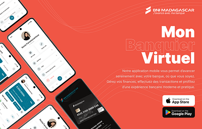 Mobile app for BNI app app design bank bank design interface mobile design ui uidesign