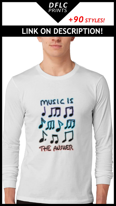 Music is my Therapy Drawing Print Collection design music prints surface design textile design typographic