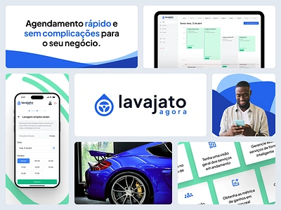 Lavajato Agora Design branding car wash dashboard design graphic design illustration logo mobile mobile design ui ui design ux design wash