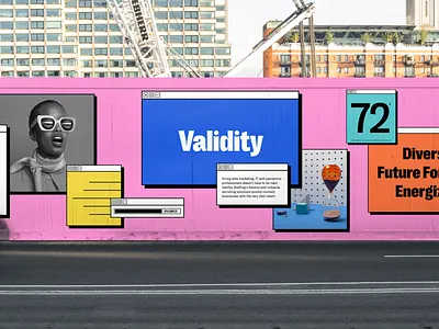 Validity Staffing: OOH Advertisement brand id brand identity branding design graphic design identity