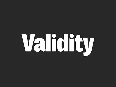 Validity Staffing: Wordmark brand id brand identity branding design graphic design identity