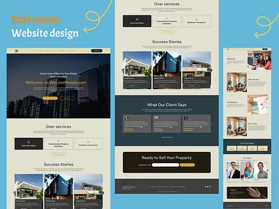 Real Estate Website Design attractiveweb branding design graphic design landingpage property realestate ui ui design uxui websitedesign
