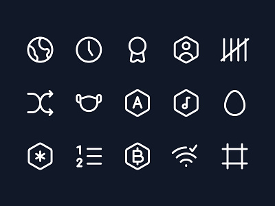 Icon Designs 🌏 design icon icons minimal saas ui web design