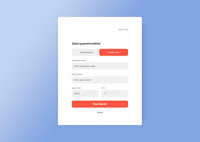 Checkout screen app delivery design ui ux