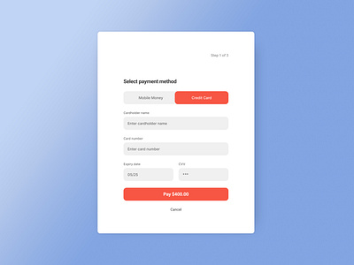 Checkout screen app delivery design ui ux